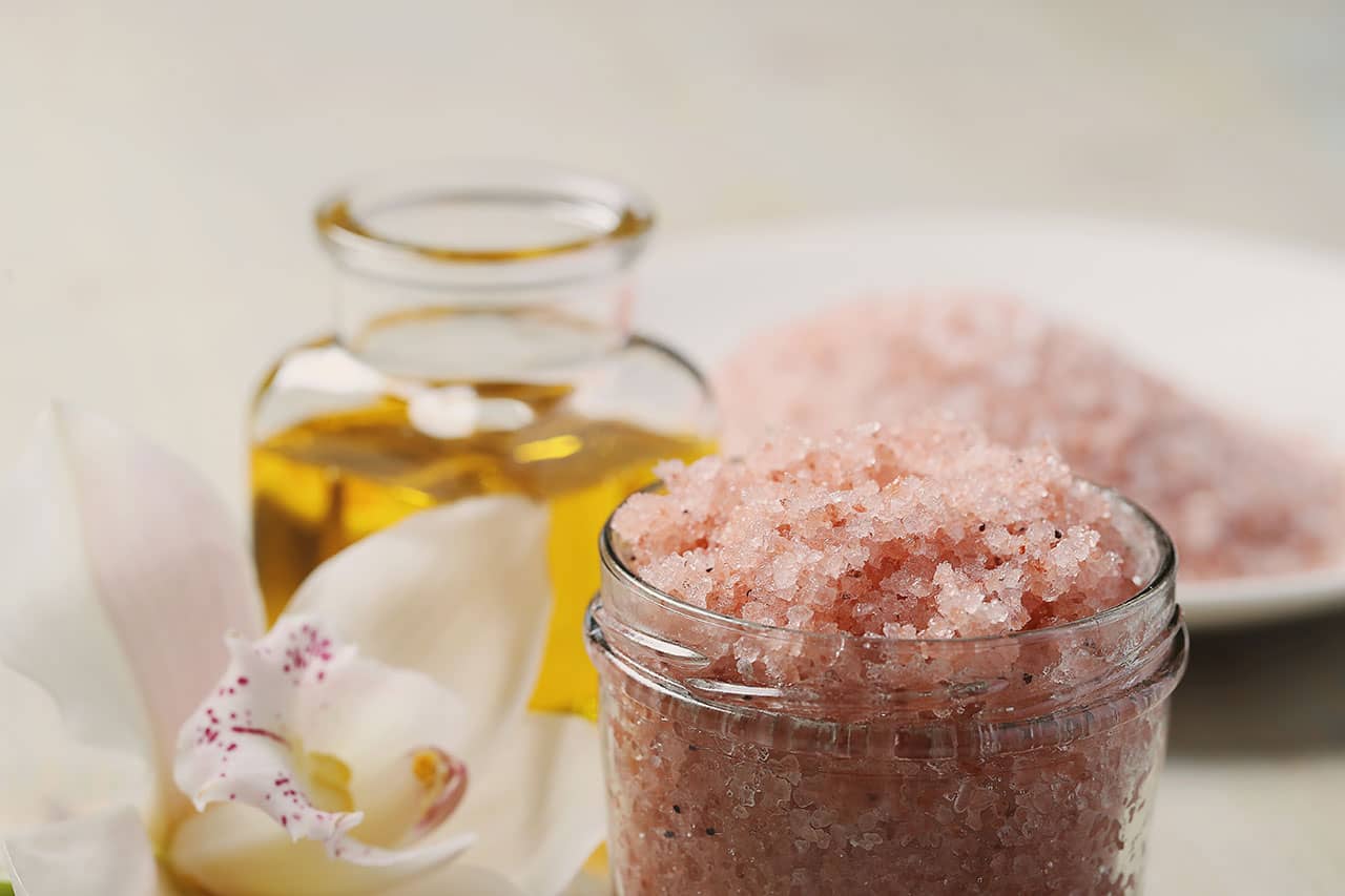 Salt Scrub with Essential Oils